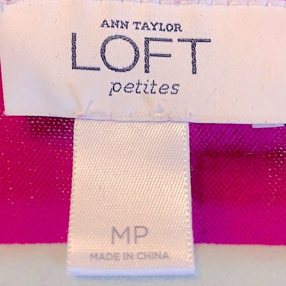 Loft Petite Dark Pink Sweater - Picture 6 of 8